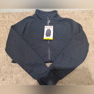 “New” Mondetta Gray Full-Zip Sweater sizeS
